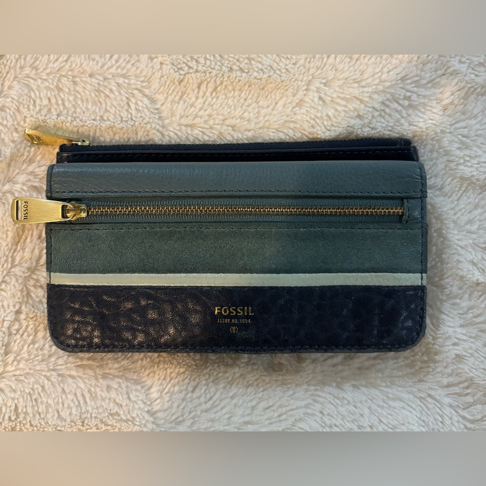 Fossil Leather & Suede Wallet